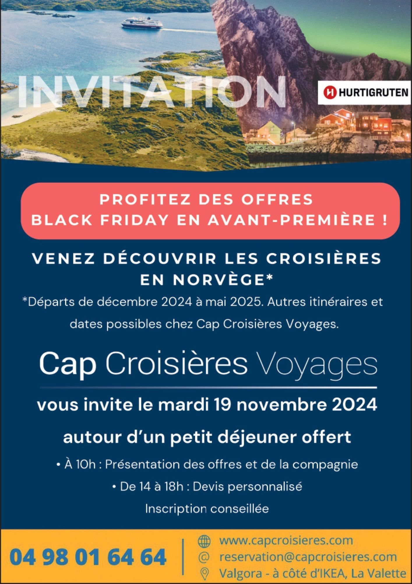 RDV Hurtigruten : Invitation