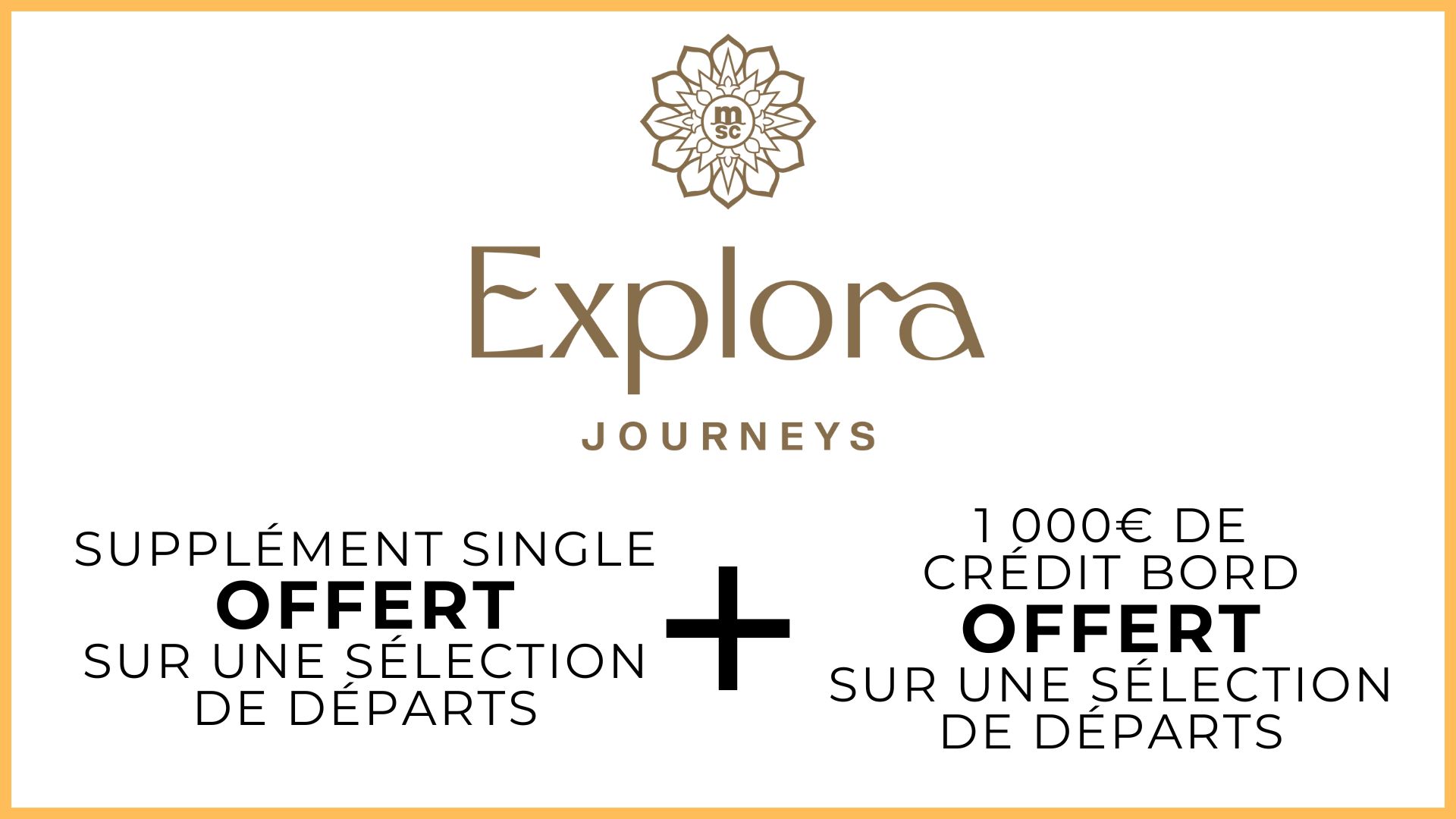 Offre Salon Explora Journey