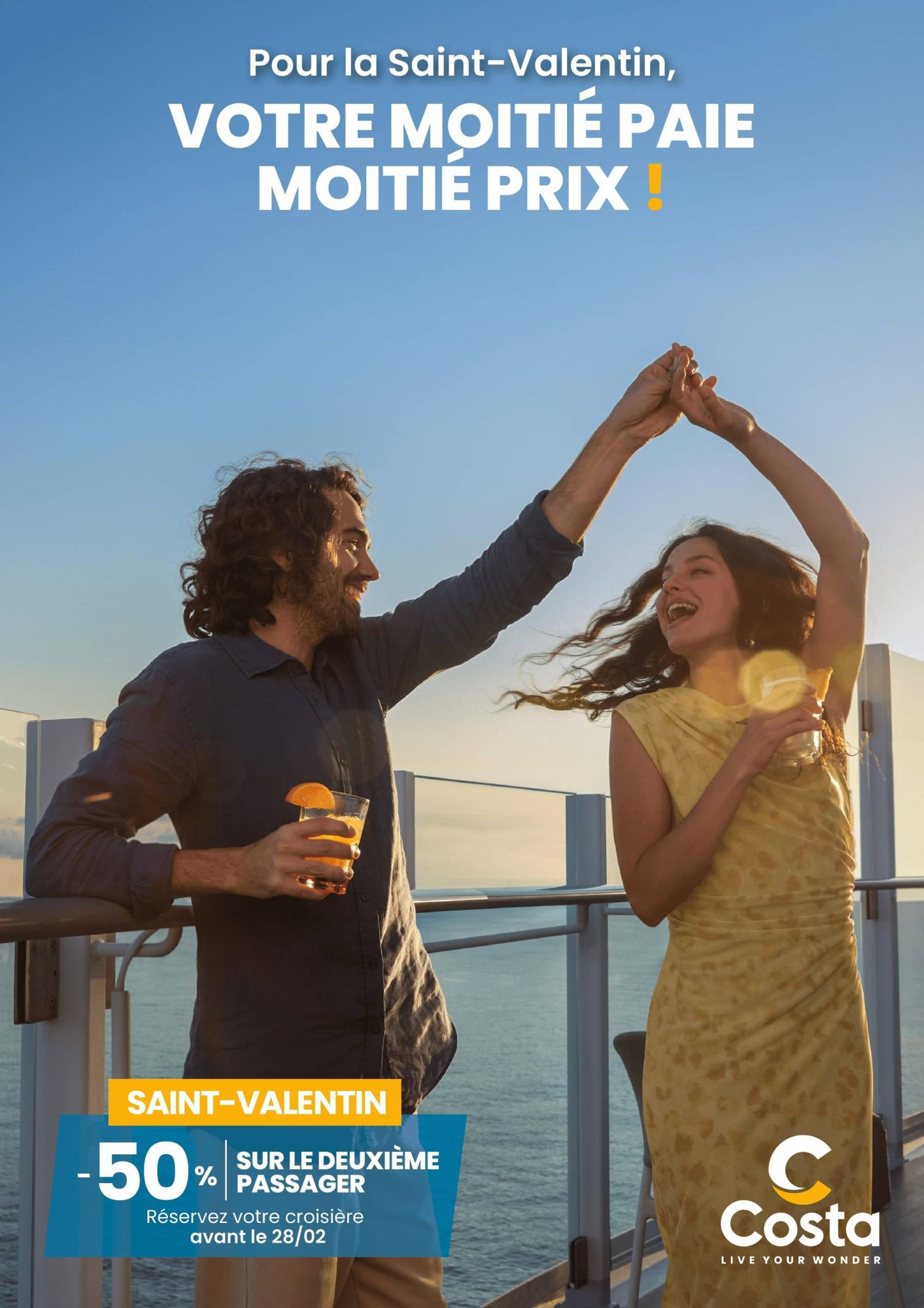 Offre Costa : Offre Saint-Valentin