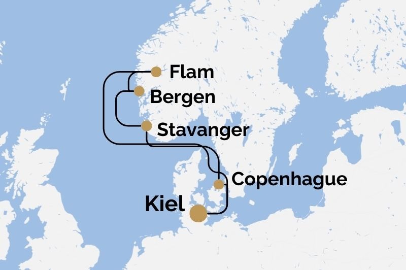 DPART DOMICILE + VOLS INCLUS : Fjords Norvgiens