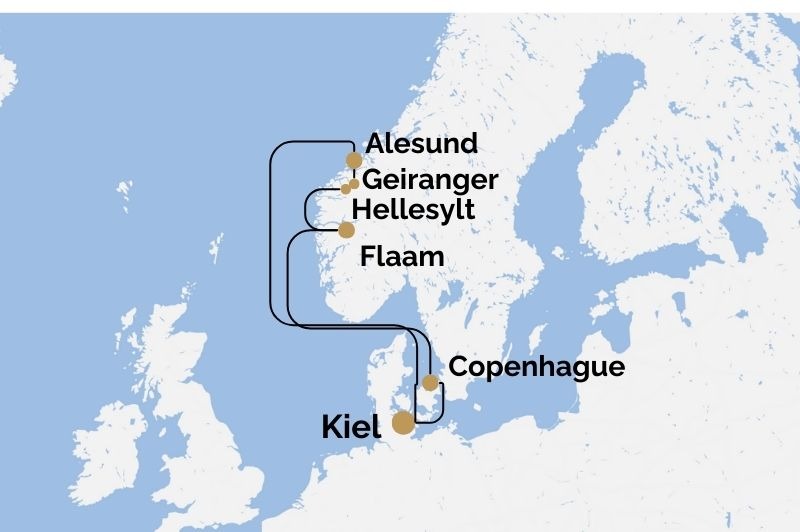 DPART DOMICILE + VOLS INCLUS : Fjords Norvgiens