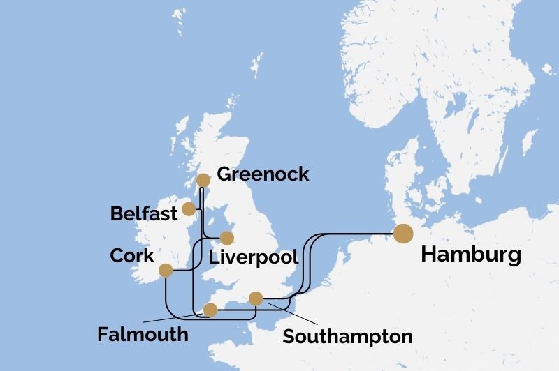 DPART DOMICILE + VOLS INCLUS : Angleterre, Irlande & cosse