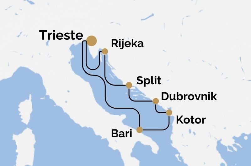 DPART DOMICILE : Italie, Montngro & Croatie